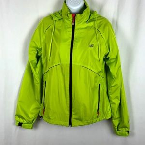 New Balance hooded running jacket pockets S